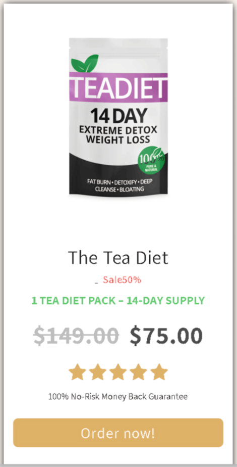 Tea Diet price